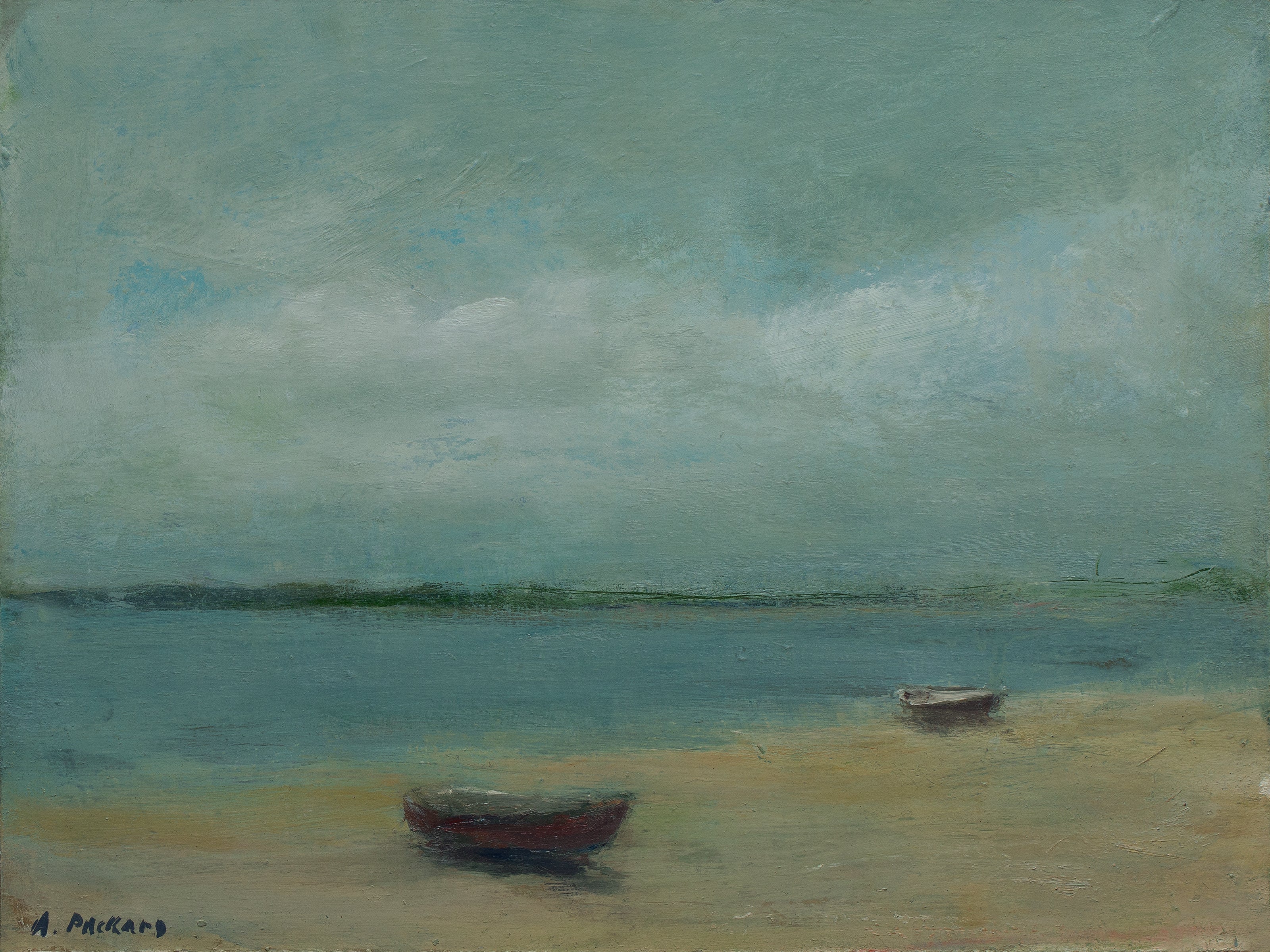 Anchored Boats